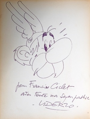 Ensemble de deux albums dédicacés - UDERZO, Albert (1927-2020)