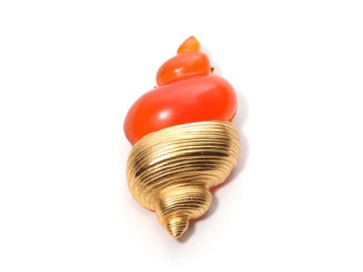 BROCHE COQUILLAGE - Robert GOOSSENS pour Christian DIOR Parfums