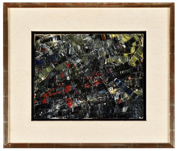 Jean-Paul RIOPELLE (1923-2002) - Sans titre, 1954, Huile sur toile