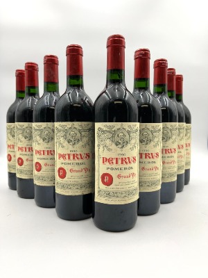 PETRUS 1990 - 9 bouteilles (Pomerol)