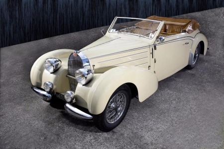 1939 Bugatti type 57C Châssis 57836. Moteur 93C. Cabriolet 4