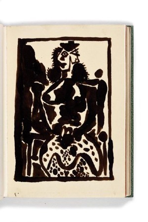 Édition originale du poème de résistance Non-Vouloir de Georges Hugnet illustré par Pablo Picasso. 1942